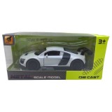 Macheta replica Audi R8 alb 1/38