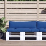 VidaXL Perne de paleți, 2 buc., albastru, material textil