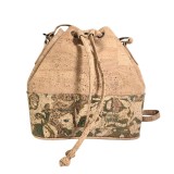 Cumpara ieftin Geanta dama din pluta Bucket Marbled