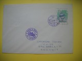 HOPCT PLIC S NR 913 SPARGATORUL ATOMIC DE GHEATA ,,KRASIN,,1978--STAMPILOGRAFIE VAPOR / NAVA -RUSIA -CIRCULAT