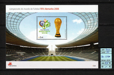 Portugalia, 2006 | Campionatul Mondial de Fotbal Germania &amp;#039;06 | MNH | aph foto