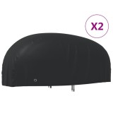 Cumpara ieftin Huse motociclete, 2 buc., 265x105x125 cm, Oxford 210D