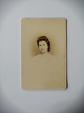 Cumpara ieftin FOTO CVD J. B. ROTTMAYER &amp; COMP., GRAZ, VIENA, PORTRET FEMININ, C. 1865