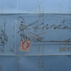 4 SCRISORI VIENA - SIBIU (HERMANNSTADT) 1868 1869