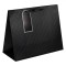Sacoșă Cadou, Model Croco, Dimensiuni 32x14x26.5cm, Negru