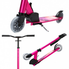 Trotineta fete cu 2 roti pliabila Scooter Deluxe Fuchsia