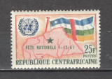R.Centrafricana.1961 Xiua nationala-supr. DC.61, Nestampilat
