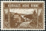 1910 , HOHE RINNE 3 HELLER , urma sarniera