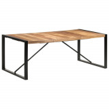 VidaXL Masă de bucătărie, 200x100x75 cm, lemn masiv