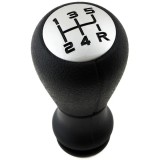 Nuca pentru schimbator de viteze Peugeot 807, MODECAR, Negru/Argintiu