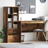 VidaXL Birou cu spațiu de depozitare 2 pcs Lemn Vechi 100 x 50 x 76 cm