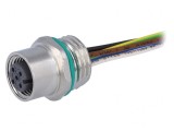 Soclu M12 PIN 5 mamă DeviceNet CANopen cabluri drept