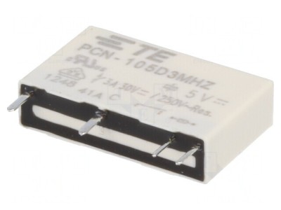 Releu Electromagnetic SPST-NO 5VDC 5A 3A/240VAC PCB foto
