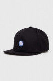 HUGO Blue șapcă de baseball din bumbac culoarea negru, cu imprimeu 50522281