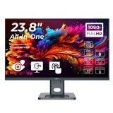 All in One Optimx GF40-14450HX 23.8&amp;quot;, Intel I5-14450HX up to 4.8 GHz, Full HD Touch Panel (1920 x 1080), 8GB DDR4, 256GB SSD, Windows 11 Pro NewT