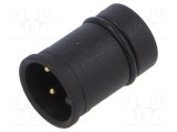 Conector M12 tată 3 pini 4A 250V IP67 LUTRONIC