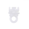 Set Opritoare șină Perdea, Plastic, Alb, 10 Bucăți, Oem