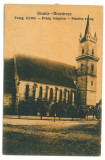 2348 - BISTRITA, Evangelical Church, Romania - old postcard - used - 1927, Circulata, Printata