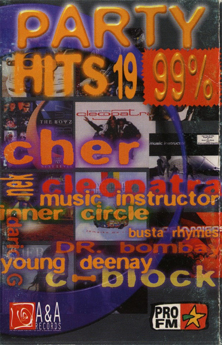 Casetă audio Party 1999%: Cher, Papa Dee, The Boyz, originală