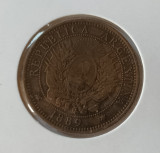 Dos centavos Argentina 1889, America Centrala si de Sud