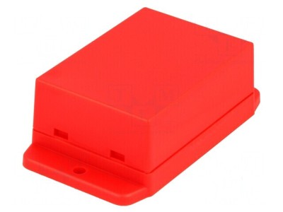 Carcasă universală ABS roșu 50,4mm x 70mm x 29,5mm UL94HB foto