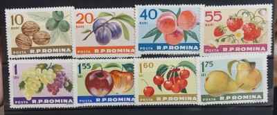 Romania 1963 - Fructe MNH foto