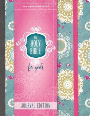 NIV Holy Bible for Girls, Journal Edition, Hardcover, Turquoise, Elastic Closure foto