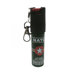 Mini-Spray paralizant NATO, tip breloc, propulsie jet, 20 ml