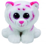 PLUS TY 24CM BEANIE BABIES TABOR TIGRU ALB ROZ SuperHeroes ToysZone