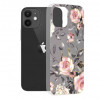 Husa pentru iPhone 12 / 12 Pro, Techsuit Marble Series, Bloom of Ruth Gray