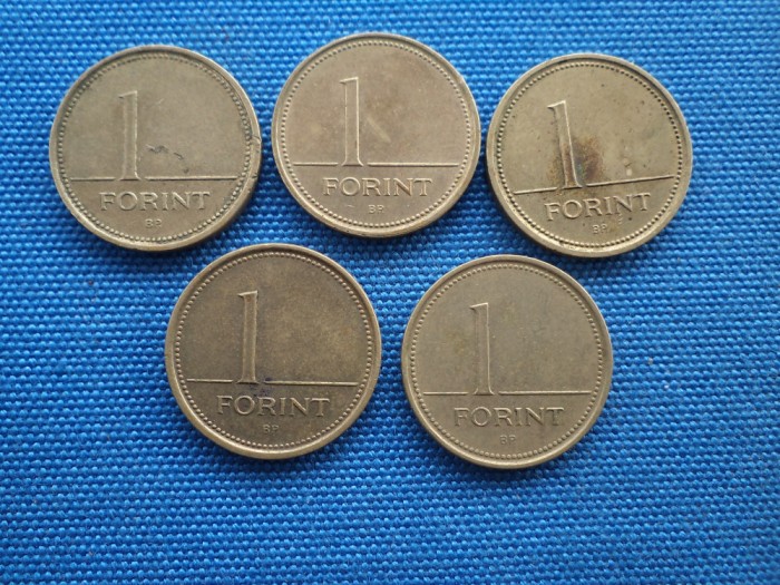 LOT 1 FORINT ANI DIFERITI 5 BUCATI-UNGARIA