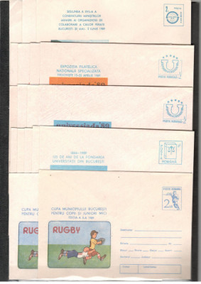 Romania.1989 Lot 125 buc. intreguri postale necirculate LL.67 foto
