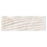 Faianta baie / bucatarie Fame Curve Ivory, 20 x 60 cm, lucioasa, ivoriu, aspect marmura