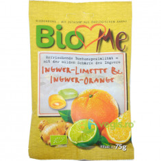 Bomboane cu Ghimbir, Lime si Portocala Ecologice/Bio 75g