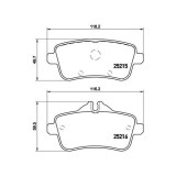 Brembo set placute frana, frana disc Prime Line