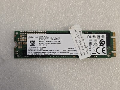 Solid State Drive (SSD) Micron 1100 256GB M.2 SATA3 MTFDDAV256TBN-1AR15ABHA foto