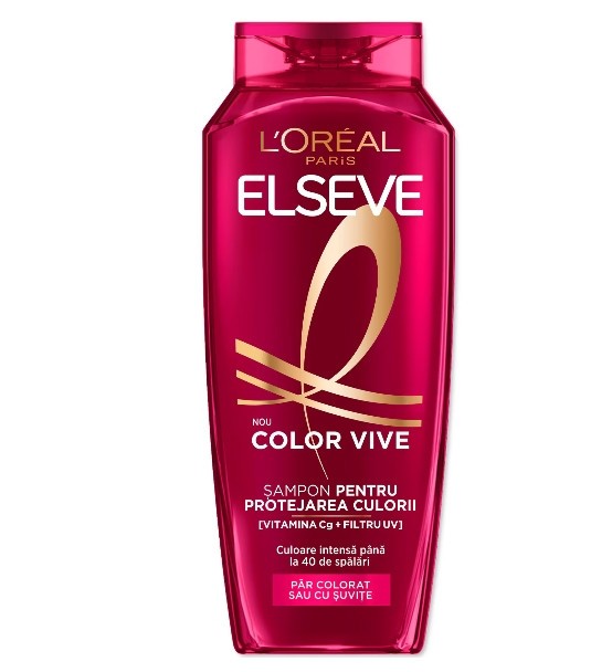 Sampon L&#039;Oreal Paris Elseve Color Vive pentru par vopsit, 400 ml