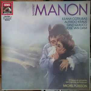 Editie cartonata 3XLP Massenet* - Ileana Cotrubas, Michel Plasson &amp;lrm;&amp;ndash; Manon (NM) foto