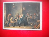 HOPCT 23129 PICTURA FLAMANDA-INTERIOR CABARET-DAVID TENIERS [1610-1690] --FRANTA -- CP PICTURA --NECIRCULATA