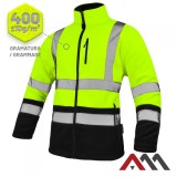 Polar Hanorac REF din fleece cu dungi reflectorizante