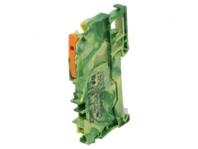 Conector electric push-in pentru șine, 0,25-2,5mm&amp;sup2;, 2 borne foto