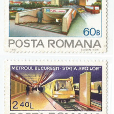 România, LP 1050/1982, Metroul Bucureşti, MNH