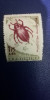 M1 TX8 8 - 1956 - Insecte daunatoare - 1,75 LEI rosu-violet culoare schimbata, Fauna, Nestampilat
