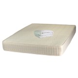 Set Saltea ortopedica, tip relaxa, Dafin Lux Ortopedic, 180x200x21cm, fermitate medie, cu plasa de arcuri tip Bonell, fata vara-iarna, sistem de aeris