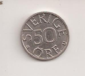 Moneda Suedia - 50 Ore 1982