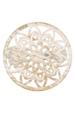 Set 2 brose de stangere pentru perdea/draperie, 6.5cm, metal