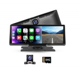 Navigatie auto universala 10.26&quot; INOVA&reg;, Android Auto, Wi-Fi Carplay, GPS, BT, Radio FM, Camera marsarier, Card memorie 64 GB