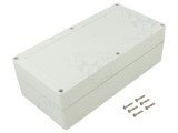Carcasă universală KRADEX ZP240.120.75SJ TM PC cu bucșă din alamă 120x240x75mm