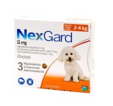 NexGard S 11 mg (2 &ndash; 4 kg) &ndash; 3 tablete - Expertul &icirc;n Deparazitare Externă