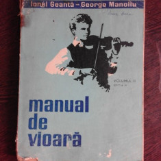 MANUAL DE VIOARA - IONEL GEANTA, GEORGE MANOLIU VOLUMUL II